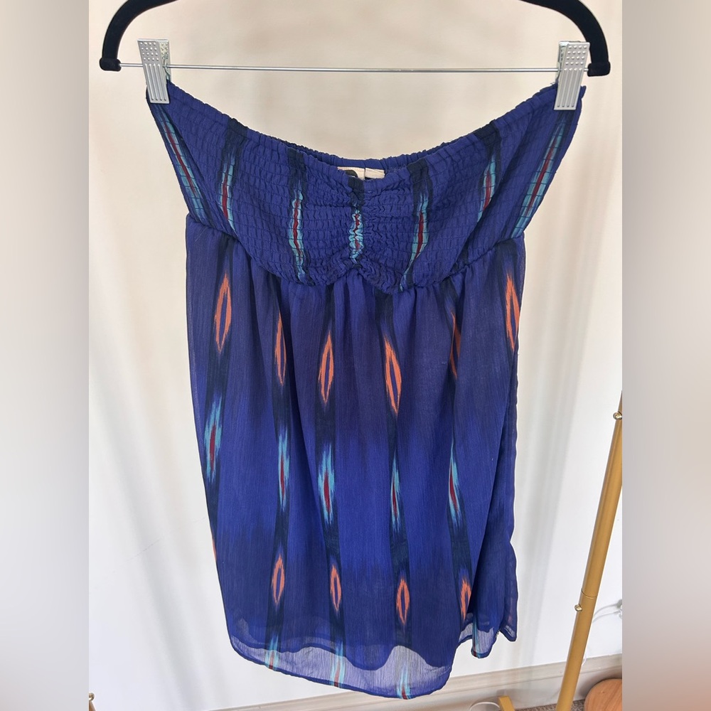 Roxy Strapless Navy Mini Strapless Sun Dress - image 3